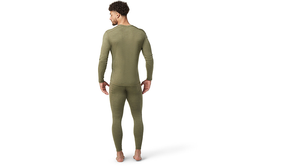 Smartwool Classic Thermal Merino Base Layer Crew - Mens, K66 Winter Moss Heather, Extra Large, SW016349K66XL