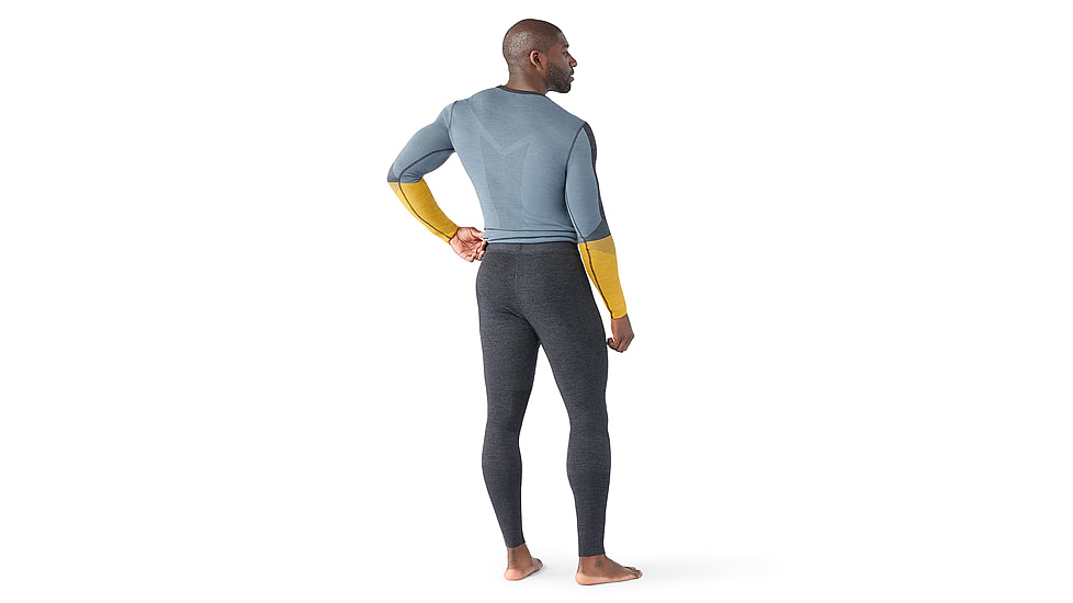 Smartwool Intraknit Active Base Layer Bottom - Mens, Charcoal Heather/Black, 2XL, SW0168290111-XXL