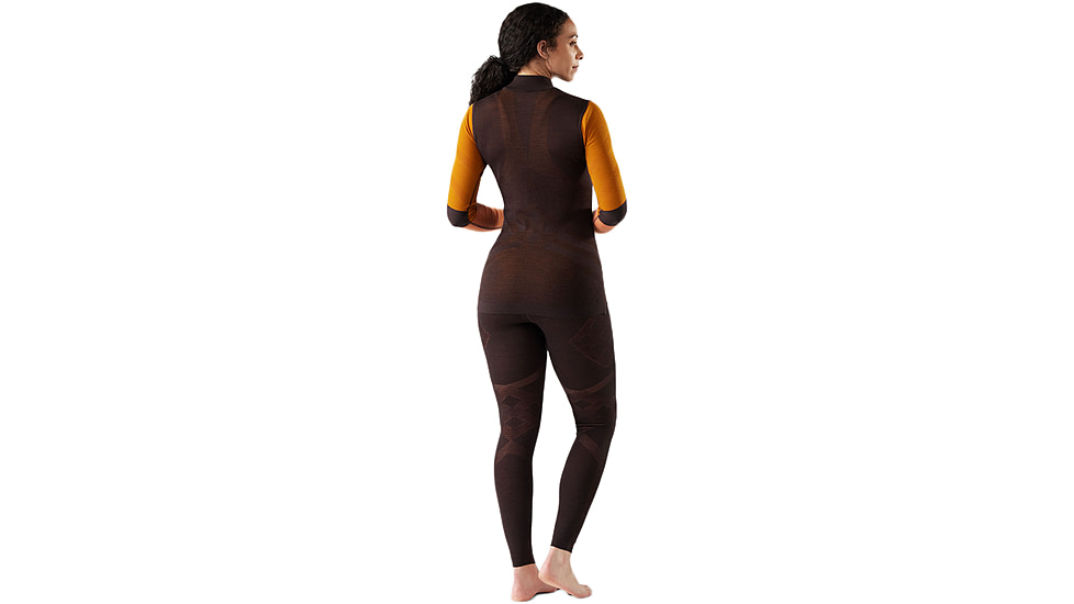 Smartwool Intraknit Thermal Merino Base Layer Bottom - Womens, Mink/Terracotta, Extra Small, SW016828Q3310XS000