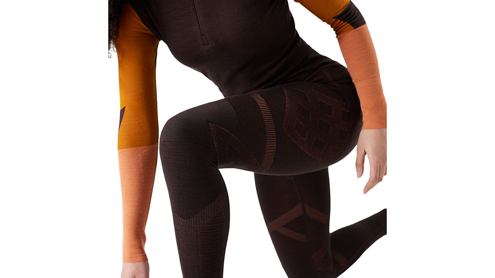 Smartwool Intraknit Thermal Merino Base Layer Bottom - Womens, Mink/Terracotta, Extra Small, SW016828Q3310XS000