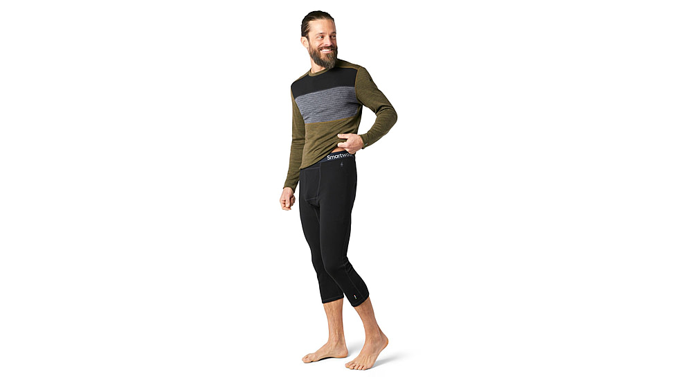 Smartwool Merino 250 Baselayer 3/4 Bottom - Mens, Black, 2XL, SW016365001-XXL
