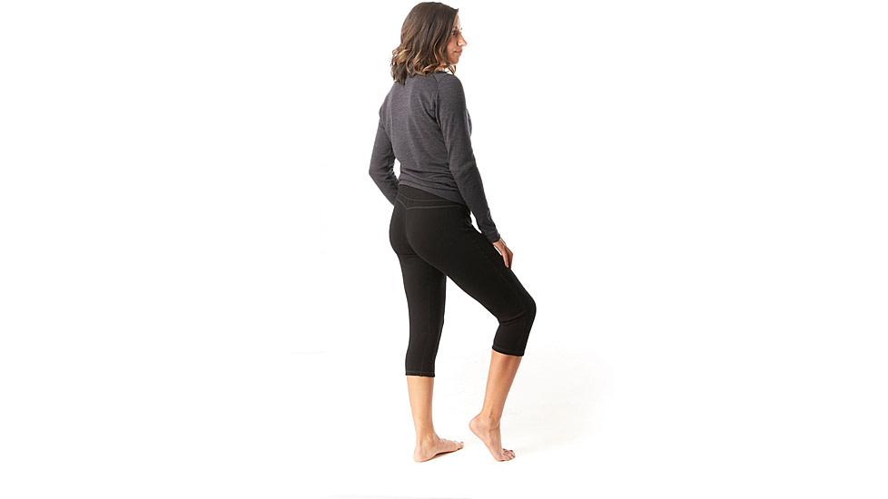 Smartwool Merino 250 Baselayer 3/4 Bottom - Women's, Extra Small, Black, SW019241001-XS