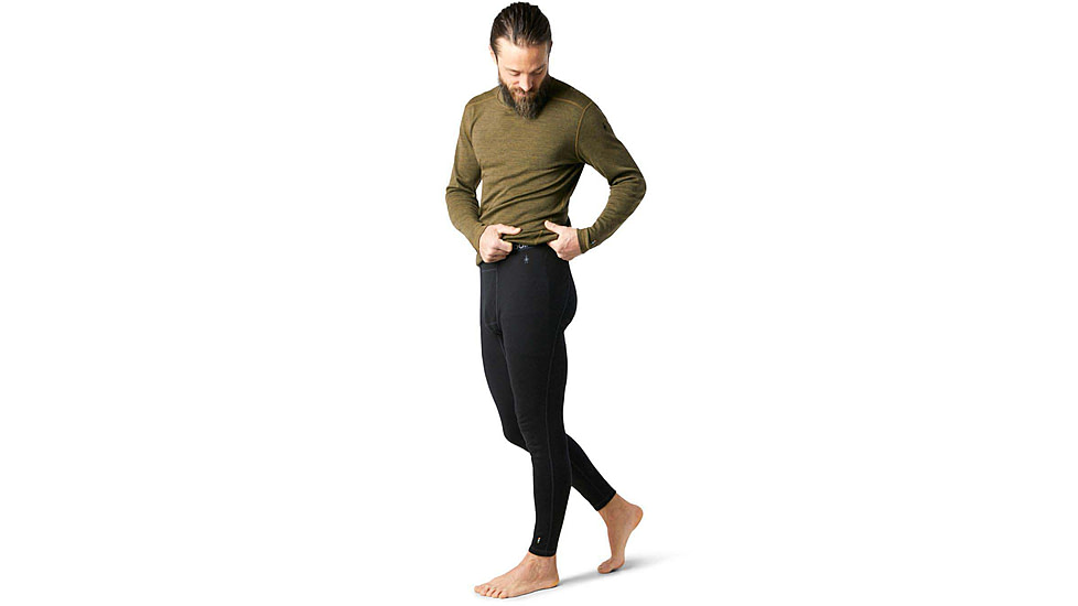 Smartwool Merino 250 Baselayer Bottom - Men's, Extra Small, Black, SW016361001XS