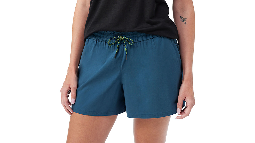 Smartwool Merino 4 in Hike Short - Womens, Twilight Blue, Small, SW002732G74100S000