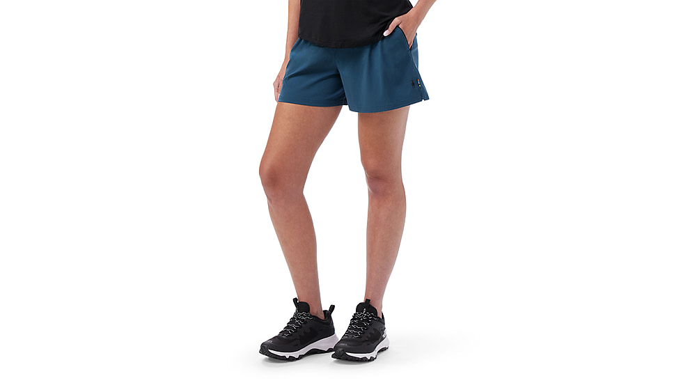 Smartwool Merino 4 in Hike Short - Womens, Twilight Blue, Small, SW002732G74100S000