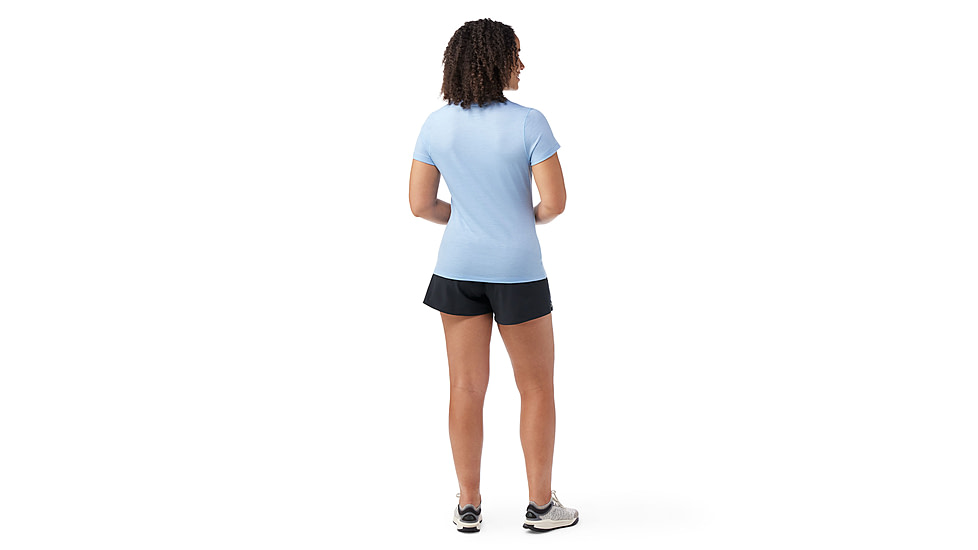 Smartwool Merino Short Sleeve Tee - Womens, Serene Blue, Small, SW016916N75100S000