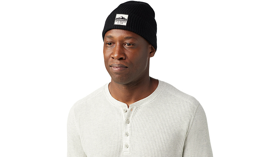 Smartwool Patch Beanie, Black, One Size, SW01149300111FM000