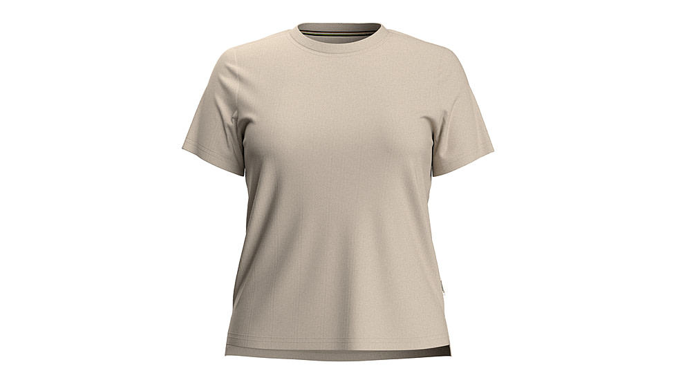 Smartwool Perfect Crew Short Sleeve Tee - Womens, Almond, Extra Large, SW002381L311XL