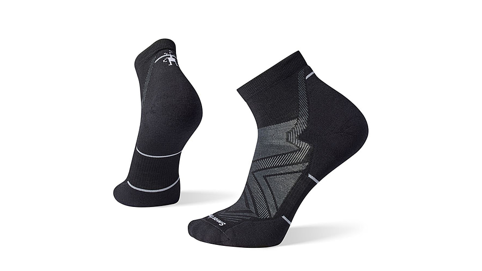 Smartwool Run Targeted Cushion Ankle Socks - Mens, Black, Medium, SW001661001M