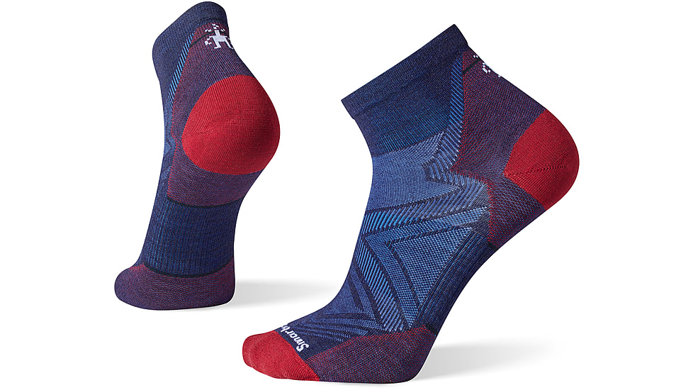 Smartwool Run Zero Cushion Ankle Socks - Mens, 092 Deep Navy, Extra Large, SW001653092XL