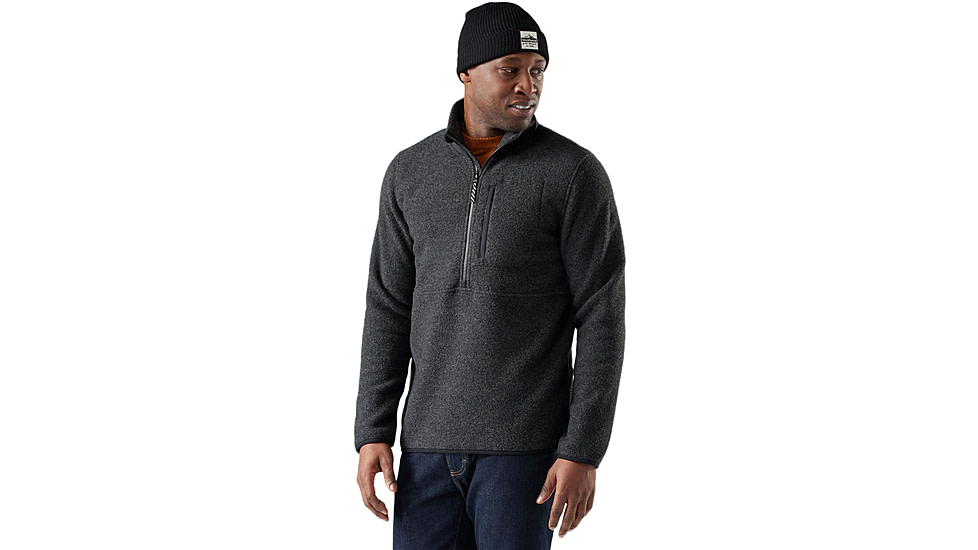 Smartwool Second Cut Fleece 1/2 Zip - Mens, Charcoal, Medium, SW002958003100M000
