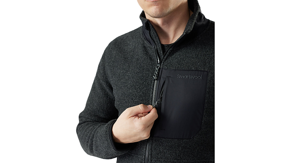 Smartwool Second Cut Fleece Jacket - Mens, Charcoal, Medium, SW002959003100M000