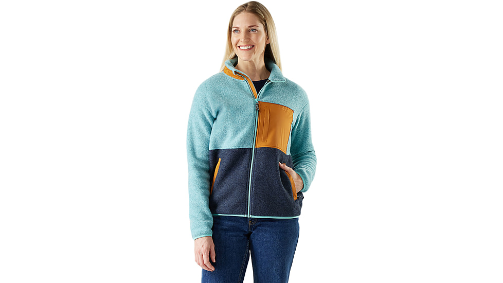 Smartwool Second Cut Fleece Jacket - Womens, Pacific Blue, Medium, SW002966Q19100M000