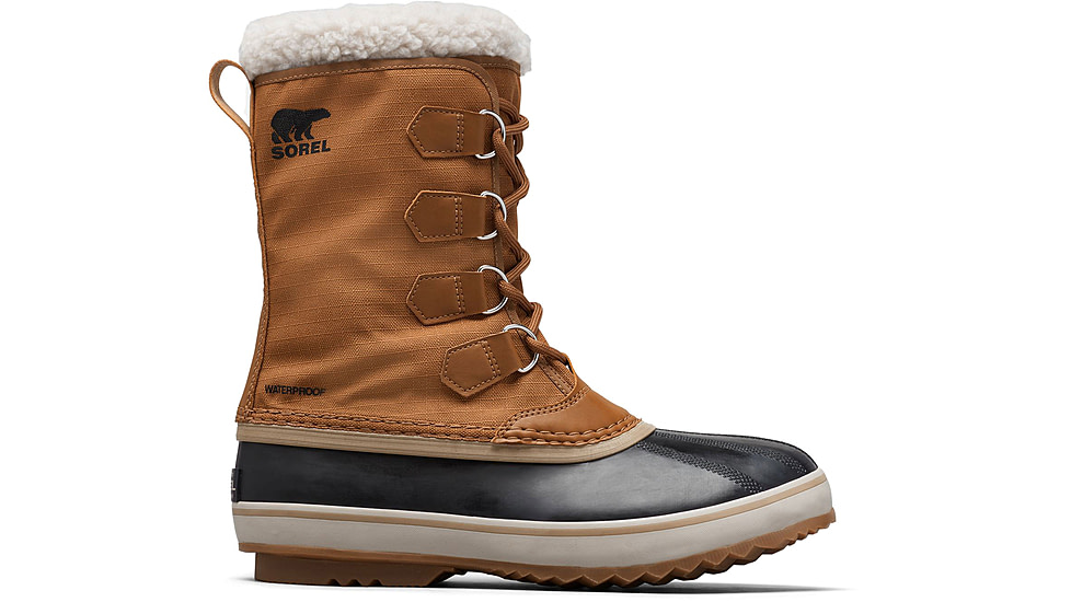 Sorel 1965 Pac Nylon Waterproof Shoes - Mens, Camel Brown/Bl, 9.5, 2114071224-9.5