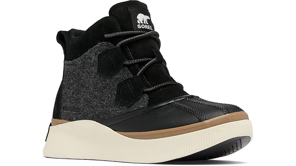 Sorel Out N About IV Classic Waterproof Boots - Womens, Black/Chalk, 6, 2099101011-6