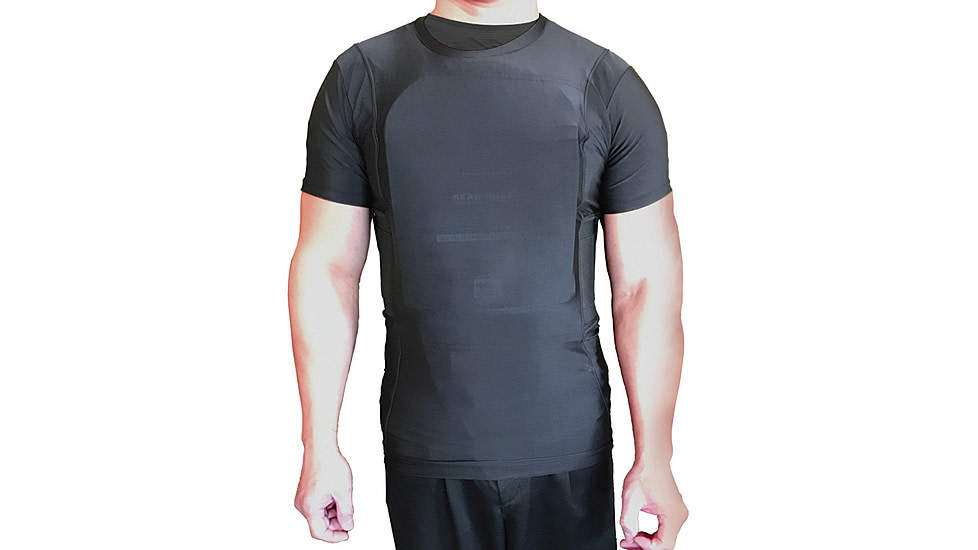 StreetWise Security Products Safe-T-Shirt - Men's, Extra Large, Black, SWBPCHXL