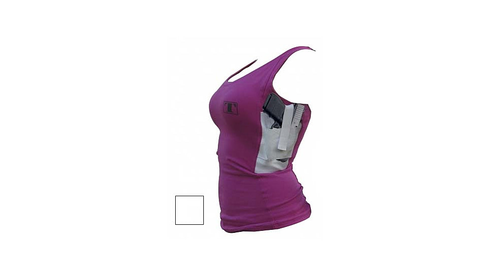 Tagua Gunleather Concealed T-Shirt - Women's, White, Medium , WOTAN-M-002