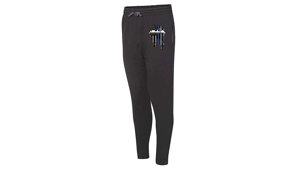 Thin Blue Line Joggers, Wash Dc, Black - DC-TBL-JOGGERS-BLK-XXL