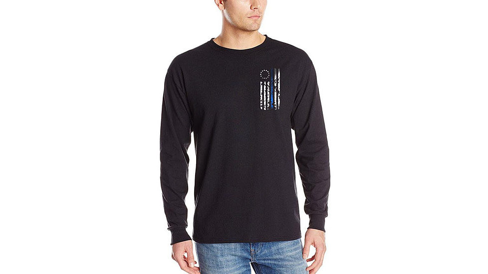 Thin Blue Line Mens Longsleeve T-shirt -1776 - 1776-TBL-LS-LARGE
