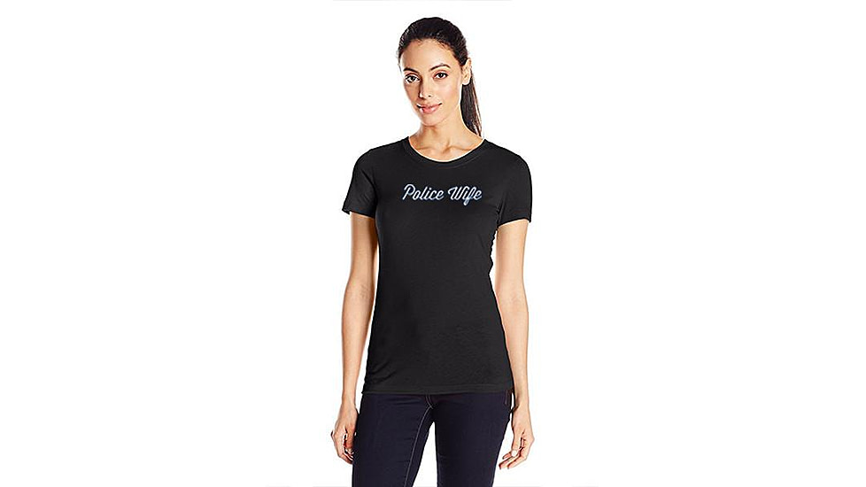 Thin Blue Line Womens - 3/4 Sleeve, Police Wife - WOM-34-PW-LARGE