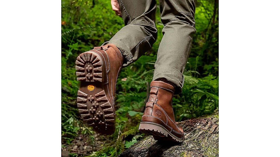 Timberland Earthkeepers Original Casual Boot - Mens-Red Brown-Medium-9.5