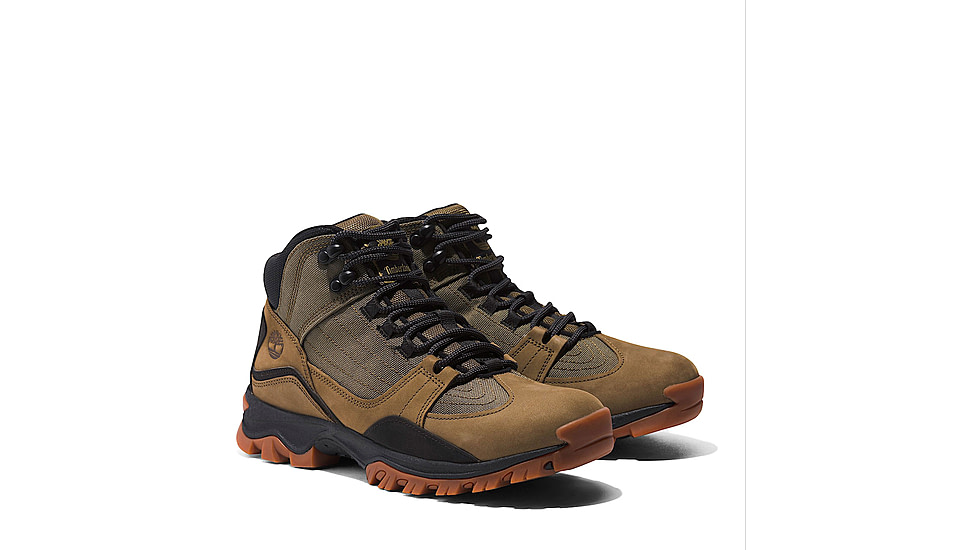 Timberland Mt. Maddsen Mid Lace Up Hiking Boots - Mens, Olive Nubuck, 9 US, TB0A6BNNEO8109000M