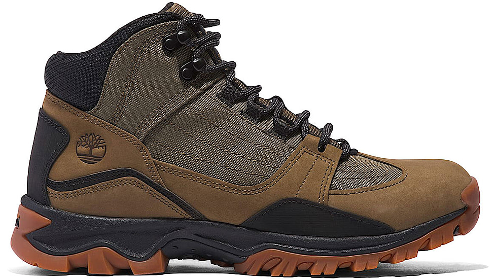 Timberland Mt. Maddsen Mid Lace Up Hiking Boots - Mens, Olive Nubuck, 9 US, TB0A6BNNEO8109000M