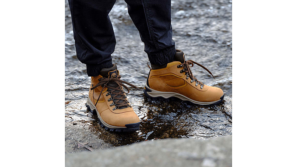 Timberland Mt. Maddsen Waterproof Mid Hiking Boot - Mens, Wheat, 8, Medium, TB1A64TV23108000M