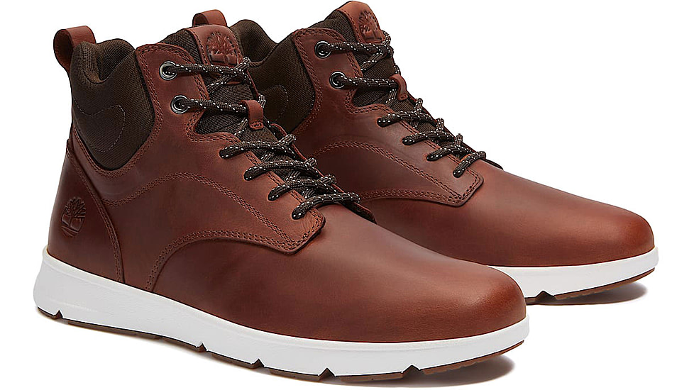 Timberland Parker Street Full Grain Mid Lace Up Sneakers - Mens, Rust, 13 US, TB0A6BXEEM6113000M