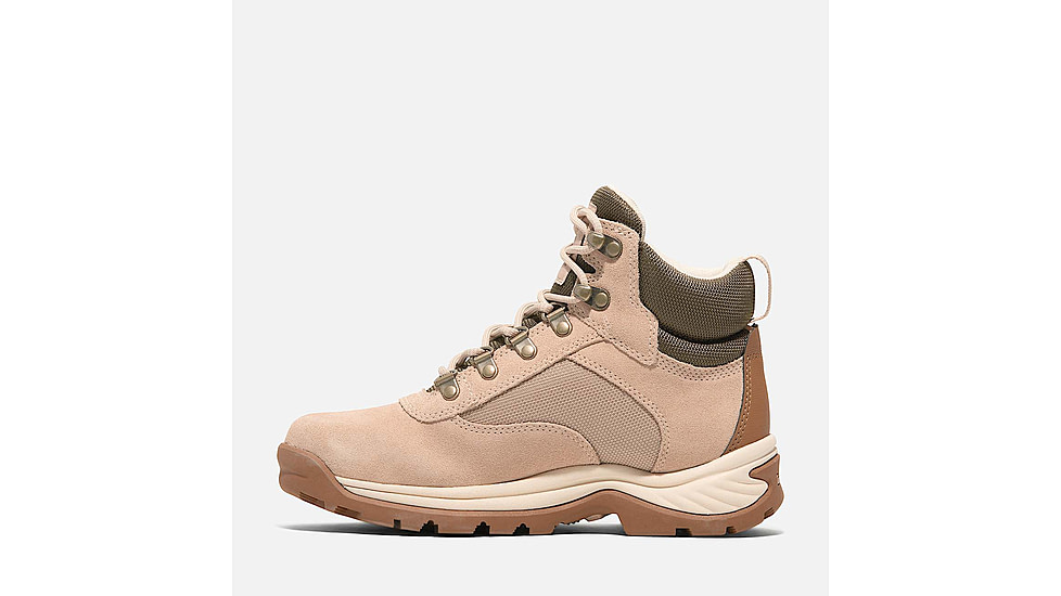 Timberland White Ledge Mid Lace-Up Waterproof Hiking Boot - Womens, Light Beige Suede, 9.5, Medium, TB0A2KNTER309500M