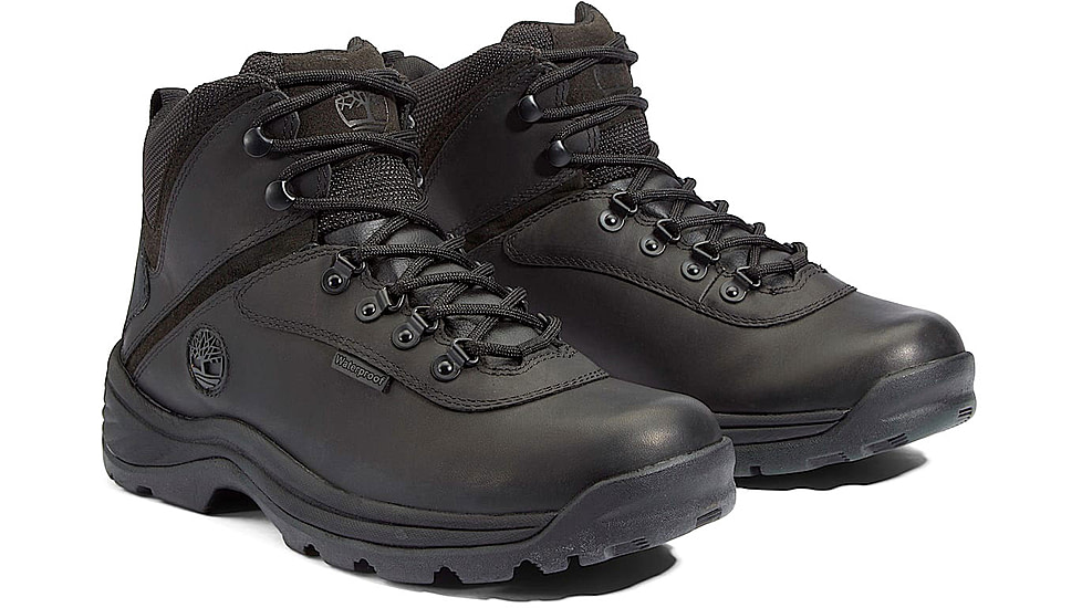 Timberland White Ledge Mid Lace Up Waterproof Hiking Boots - Mens, Black, 11 US, TB112122001111000M