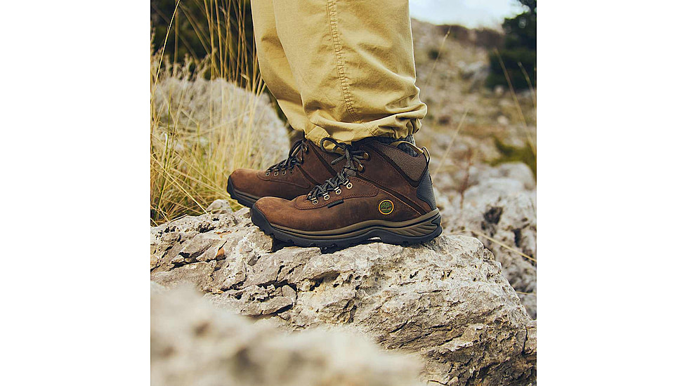 Timberland White Ledge Mid Lace Up Waterproof Hiking Boots - Mens, Brown, 10 US, TB112135214110000M