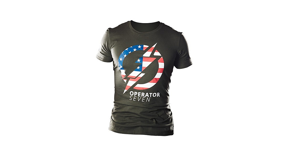 TOPS Knives Operator 7 Tee T-Shirt, Olive Drab, Medium TS-OP7M