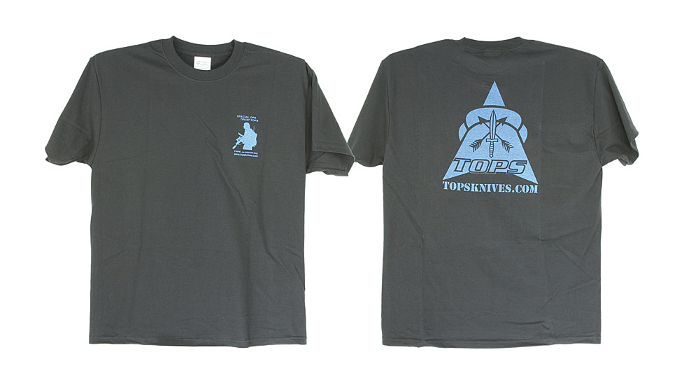 Tops Knives T-Shirt Blue Black XL, XL TPTSBBXL