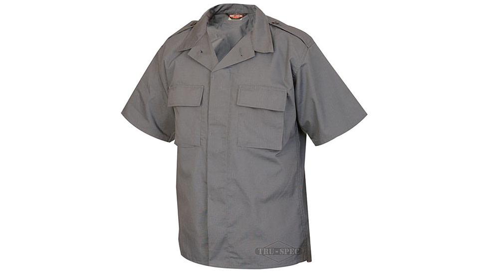 Tru Spec 1005004 Short Sleeve Charcoal Grey Tactical Shirt Pc Rs