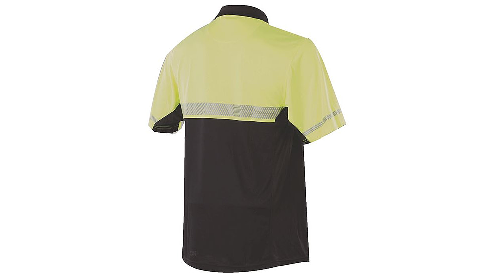 Tru-Spec 24-7 Series Bike Performance Shirt w/Reflective Tap, S/S, Black, L 4324005