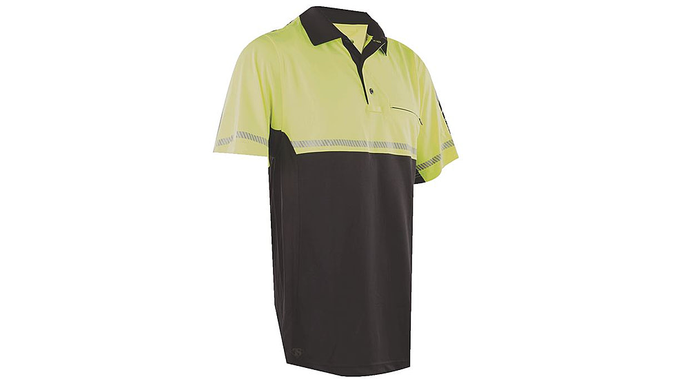 Tru-Spec 24-7 Series Bike Performance Shirt w/Reflective Tap, S/S, Black, L 4324005