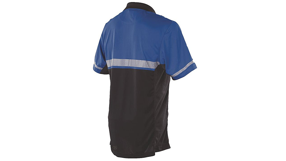 Tru-Spec 24-7 Series Bike Performance Shirt w/Reflective Tap, S/S, Royal Blue, 2XL 4550007