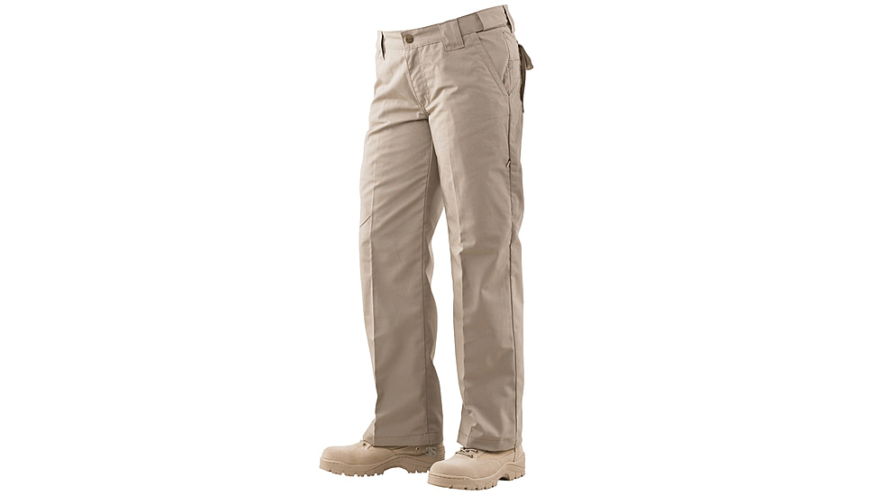 Tru-Spec 24-7 Ladies' Classic Pants, Teflon, PolyCotton RipStop, Khaki, Size 6 1193004