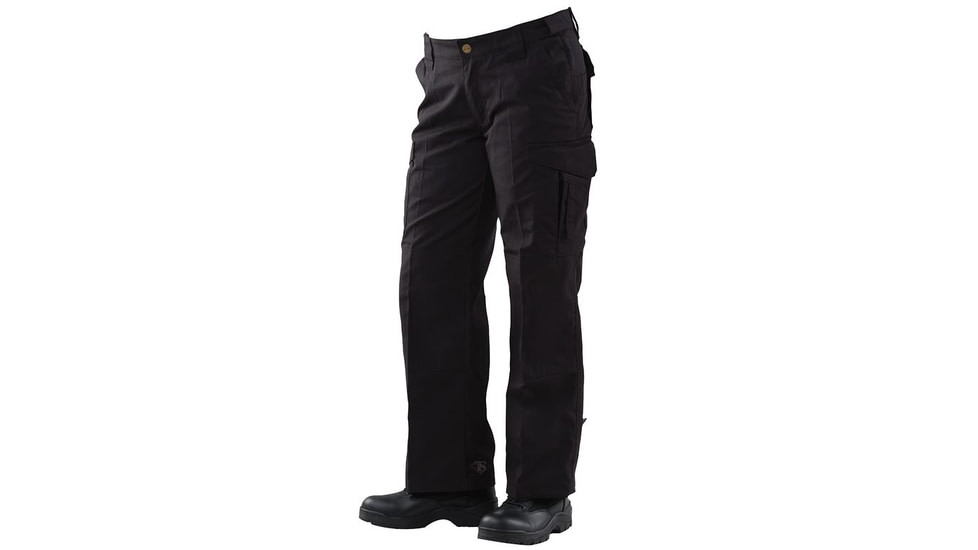 Tru-Spec 24-7  Ladies Ems Pants 65/35 Polyester/Cotton Rip-Stop, Black, 0xUnhemmed 1124001