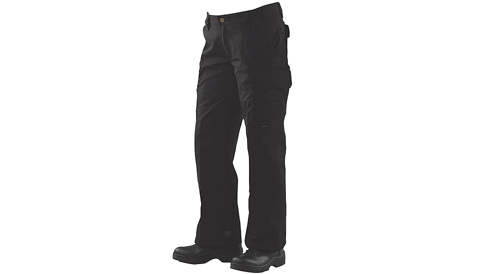 Tru-Spec 24-7 Ladies Tactical Pants 65/35 Polyester/Cotton Rip-Stop, Black, 0 1096001