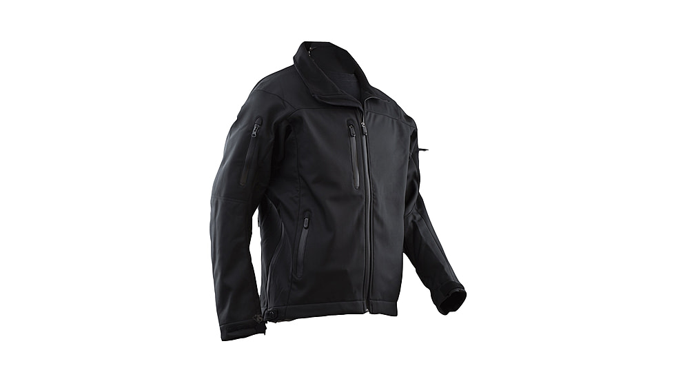 TRU-SPEC 24-7 LE Softshell Jacket, 100% Polyester - Men's, Black, 4XL, Regular, 2088009