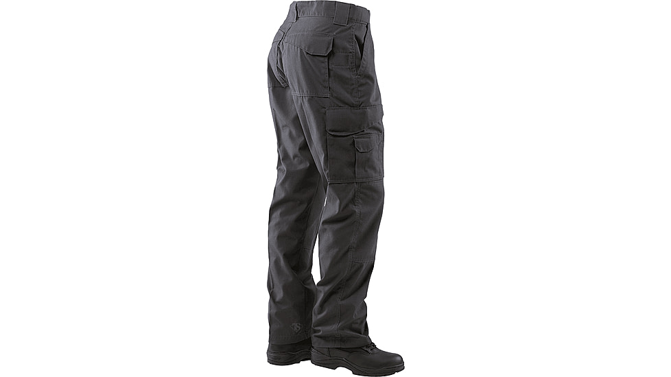 TRU-SPEC 24-7 Series Tactical Teflon Pants - Mens, PolyCotton Ripstop, Charcoal, Waist 28 in, Inseam 30 in, 1079042