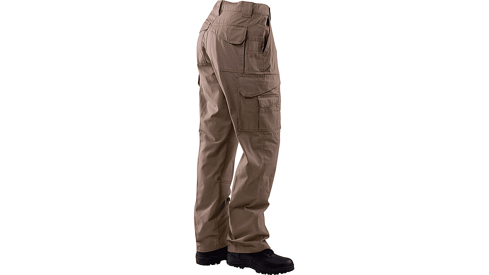 TRU-SPEC 24-7 Series Tactical Teflon Pants - Mens, PolyCotton Ripstop, Coyote, Waist 44 in, Inseam 30 in, 1063050