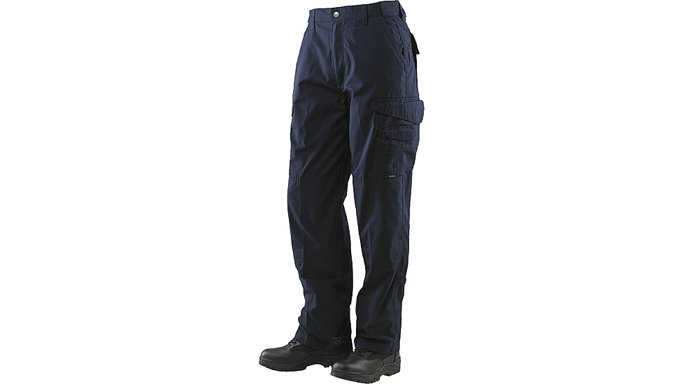TRU-SPEC 24-7 Series Tactical Teflon Pants - Mens, PolyCotton Ripstop, Dark Navy, Waist 28 in, Inseam 30 in, 1061042