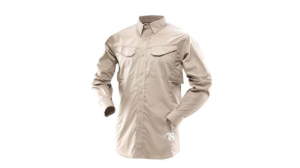 Tru-Spec 24-7 Ultralight Field Shirt, Medium, Regular Length, Khaki 1102004