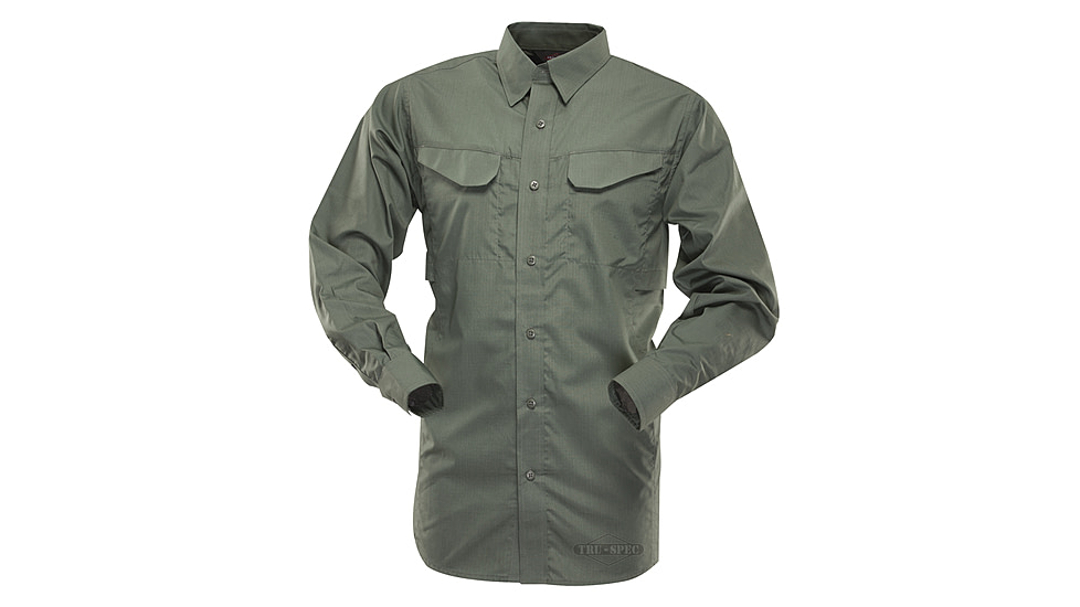Tru-Spec 24-7 Ultralight Field Shirt, Extra Small, Regular Length, Olive Drab 1104002