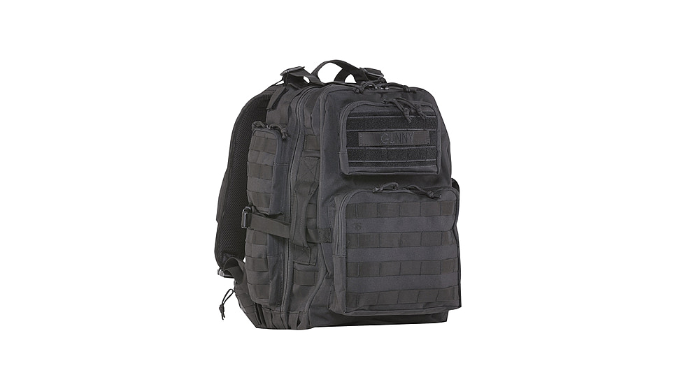 Tru-Spec Backpack, Black Gunny Tour Of Duty, Black 4801000
