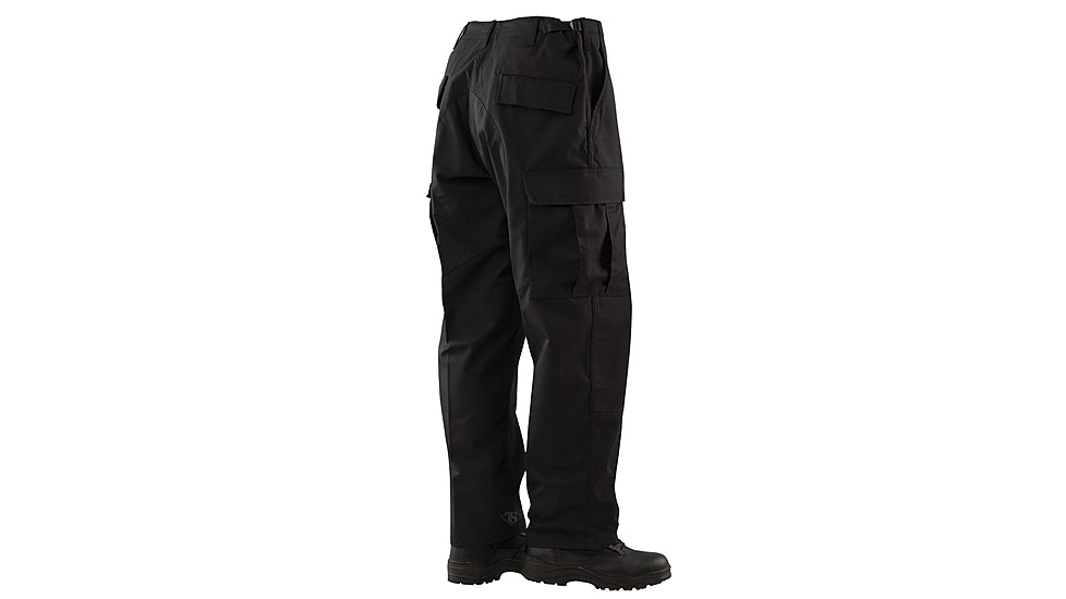 TRU-SPEC BDU Pants, Cotton Ripstop - Men's, Black, Waist 28-30 in, Long, 1523023