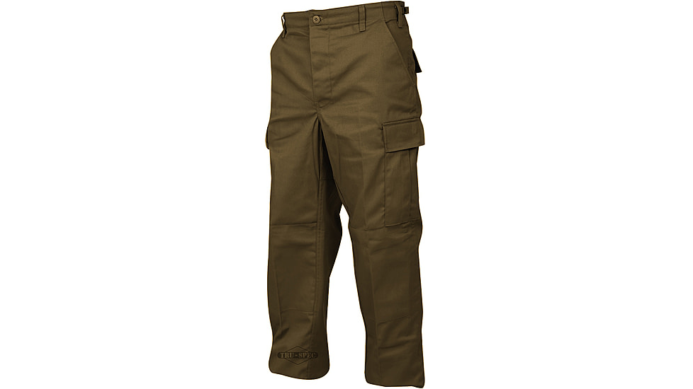 TRU-SPEC BDU 65/36 Poly/Co Rip Pants - Men's, Brown, Extra Small, Regular, 1343002